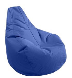 Sitzsack Gamer in der Farbe royalblau, Durchmesser 100cm / Höhe 100cm