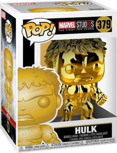Marvel Studios - Hulk (Gold Chrome) 379 - Funko Pop! - Vinyl Figur