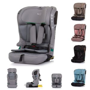 Chipolino Kindersitz i-Size LUX X (76-150cm) Gruppe 1/2/3, Isofix, Top Tether grau