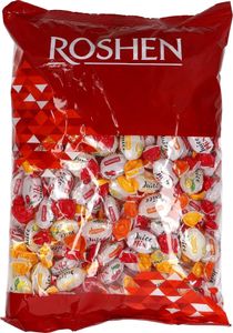 Roshen Bunte Bonbonmischung Hartkaramell mit Fruchtfüllung 1000g