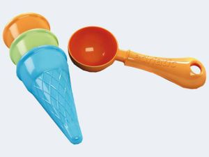 Sand-Eisset 4tlg im Netz