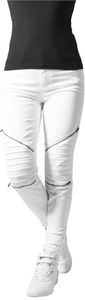 Dámské kalhoty Urban Classics Ladies Stretch Biker Pants white - 30