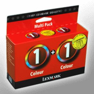 Lexmark Twin-Pack #1 Print Cartridges - Original - Tinte auf Pigmentbasis - Schwarz - Tintenstrahldr Lexmark