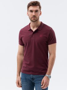 Ombre Clothing męska podstawowa koszulka polo Douglas bordowy XL