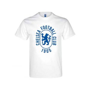 Chelsea FC - T-Shirt für Herren/Damen Uni BS2819 (M) (Weiß/Blau)