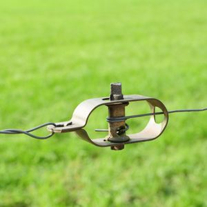 Toboli Drahtspanner verzinkt 10er Set, Zaunspanner für Wildzaun, Maschendrahtzaun, Gartenzaun gegen Wildverbiss und für Schutz von Pflanzen und Beeten