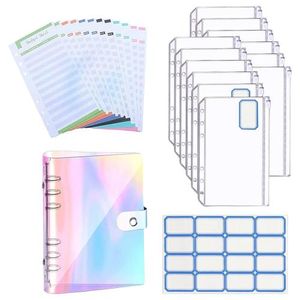 A6 Notizbuch Binder Budget Binder Geld Organizer für Office School Home Shopping Farbe Farbe
