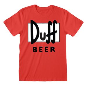 The Simpsons T-Shirt M Rot Unisex Duff