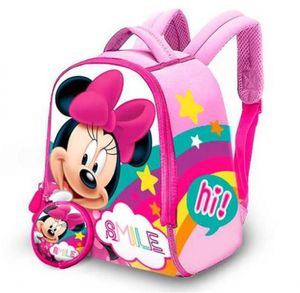 batoh Minnie Mouse girl 25 cm neopren, růžový