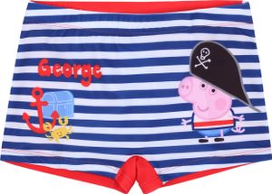 Červené a tmavě modré plavky pro chlapce Schorsch Peppa Wutz, 116-128