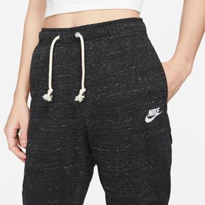 Nike Jogginghose für Damen aus Baumwolle, Farbe:Schwarz, Größe:L