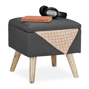 relaxdays Hocker mit Stauraum