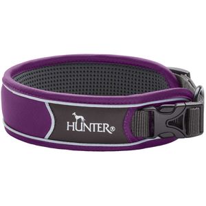 Hunter Halsband Divo versch. Farben und Größen, Größe:L, Farbe:violett/grau