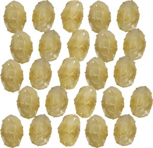 25 Stck. á 8g - 7 cm - Schecker Kauschuhe für Welpen oder junge Hunde