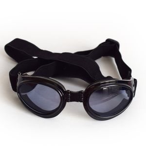 Hundesonnenbrille Hundebrille Haustierbrille UV-Schutz Sonnenbrille Verstellbarer Riemen fuer kleine Hunde