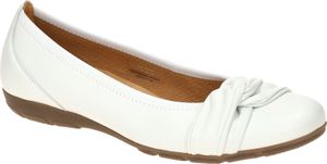 Gabor Ballerina in weiss/weiss kombi, Gr. 2.5