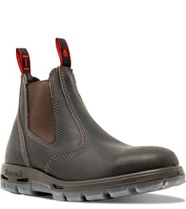 Red Back Ubok Bobcat Herren Leder Chelsea Stiefel In Schwarz (43/44; Schwarz)