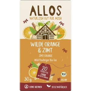 Allos Wilde Orange & Zimt Tee -- 30g x 4 - 4er Pack VPE