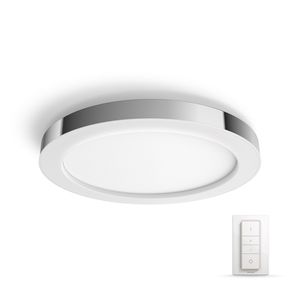 Philips Hue Adore LED Deckenleuchte Chrom, White Ambiance, 2400lm, inkl. Dimmschalter