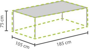SCHUTZHÜLLE FÜR GARTENTISCH - max. 180 cm