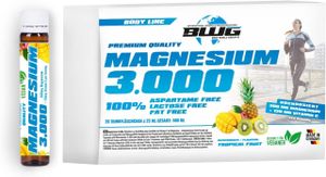BWG Magnesium 3000 Hochdosiert & Vegan, Magnesiumcitrat Liquid 20x 25ml