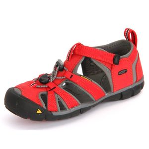 Dětské sandály SEACAMP II C, racing red/gargoyle, Keen, 1014470, červená - 30