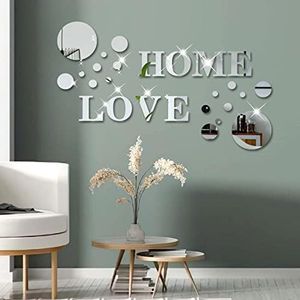 3 Stück selbstklebende Spiegel Mosaikfliesen DIY dekorative Accessoires,  Mini Quadrat selbstklebende Glas Spiegelfliese für Haus Wand Decke Decor