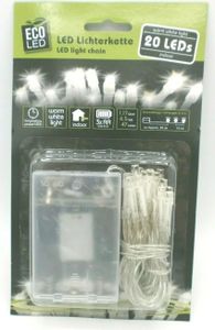 Eco Led Lichterkette,20 Leds,47 Lumen,2,4m Gesamtlänge,Warm Weiss,Indoor Eco Led Lichterkette,20 Leds,47 Lumen,2,4m Gesamtlänge,Warm Weiss,Indoor