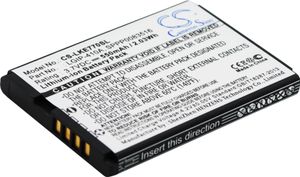 TECHTEK Baterie kompatibilní s [LG] 278A, KE770, KF500, KF510, KG289, KG77 nahrazuje LGIP-410A, pro SBPL0085603, pro SPPP0083516