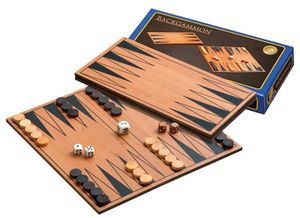 Backgammon Set, Brettspiel, für 2 Spieler, ab 6 Jahren