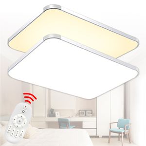 LZQ Acryl LED Deckenleuchte 72W Dimmbar Deckenlampe Flur Wohnzimmer Wandlampe Büro