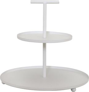 Etagere PURE weiß aus Metall schlichte Metalletagere modern Deko Strandhaus