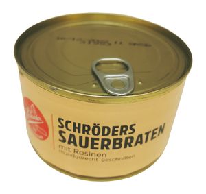 Schröders Sauerbraten  mit Rosinen mundgerecht geschnitten 400g Dose