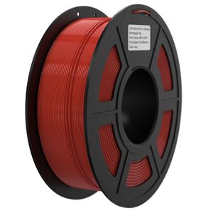 Bisofice 3D-Drucker-Filament FLASH PLA 1,75 mm 1 kg (2,2 lb), Hochgeschwindigkeits-3D-Druckmaterial, stabile Extrusionsspule, Genauigkeit +/- 0,02 mm šC Rot