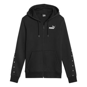 Puma ESS Tape Kapuzenjacke für Damen, Farbe:Schwarz, Größe:M