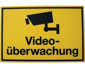 Schild "Videoüberwachung" 200x300 mm