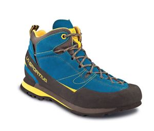 Boulder X Mid Approach Schuhe - La Sportiva, Größe:7 UK / 40.5, Farbe:Blue/Yellow