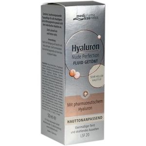 Hyaluron Nude Perfect.Fluid getönt s.hel HT Lsf 20 50 ml