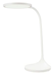 LED-Schreibtischlampe - Weiß - Touchdimmer - H 60 cm - 800 Lumen
