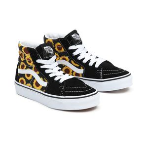 Vans Sk8 Hi Sneaker Dámské dětské boty Black Yellow White Casual Skate Shoe - EU 36
