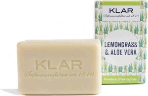 Klar's festes Shampoo Haarseife Lemongrass & Aloe Vera für fettiges Haar 100g 11071