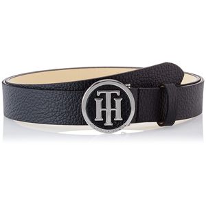 Tommy Hilfiger th round buckle belt 3.0 LieferantenFarbe: black, Größe: 80