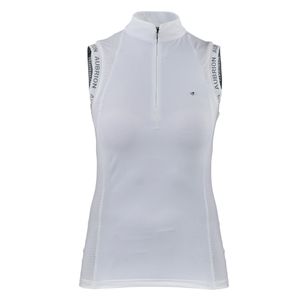 Aubrion - "Newbel" Bluse für Springreiten für Damen Ärmellos ER2018 (XXL) (Weiß)