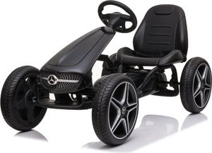 Gokart für Kinder Mercedes - 3 bis 7 Jahre - Verstellbarem Sitz - EVA-Räder - Schwarz