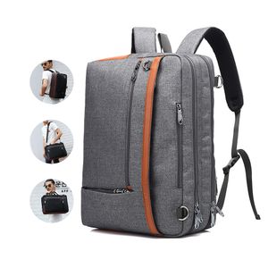 Laptop Rucksack, Business Arbeit Rucksäcke Herren, Reisen Rucksack,Wasserdicht Kratzfest Travel Laptop Backpack für Herren Damen Outdoor, grau, 17 Zoll