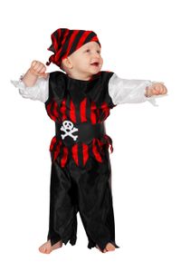 Kinder Kostüm Baby Pirat Seeräuber zu Karneval Fasching Gr.92