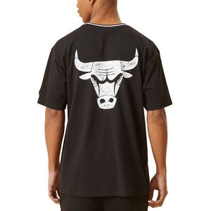 New Era Oversized Distressed Shirt - NBA Chicago Bulls - S