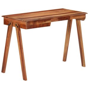 Schreibtisch mit Schublade 110x50x77 cm Massivholz Akazie , Schreibtische Design 2024