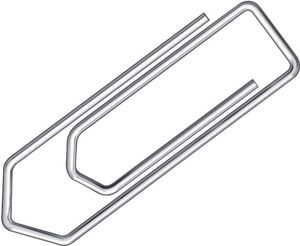 Q-Connect® KF01312 Spona na listy, kovová, 32 mm, pozinkovaná, balenie 100 kusov