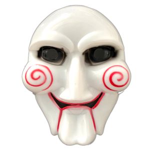 Jigsaw Maske | Jig Saw Fasching Karneval Filmmaske | Halloween Chucky Horror Gesichtsmaske